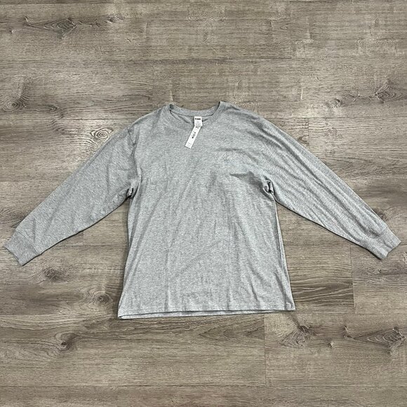Victoria's Secret PINK Campus Long Sleeve Tee (Heather Grey Bling) - Picture 5 of 10